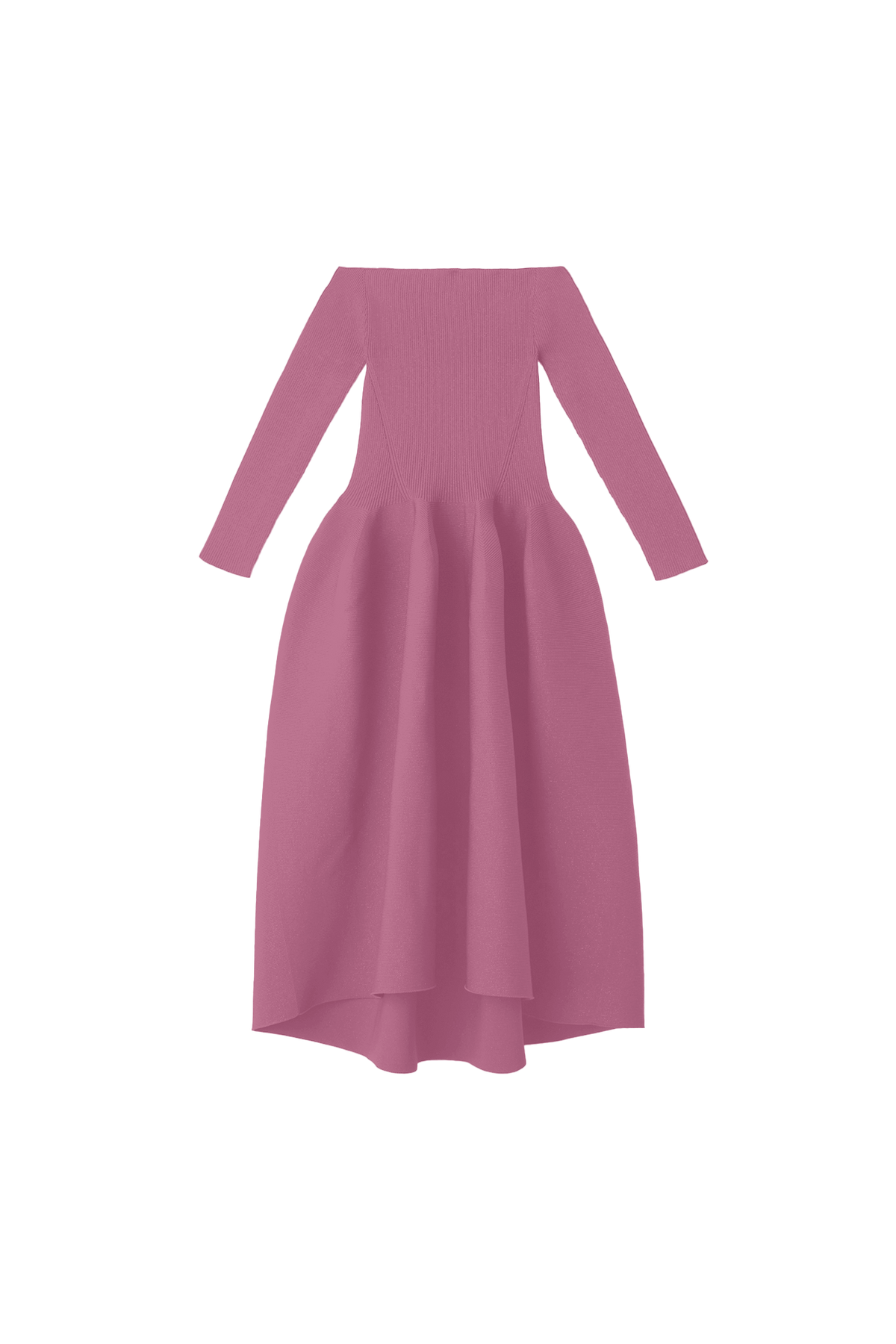 POTTERY HS OFF SHOULDER LONG SLEEVE DRESS