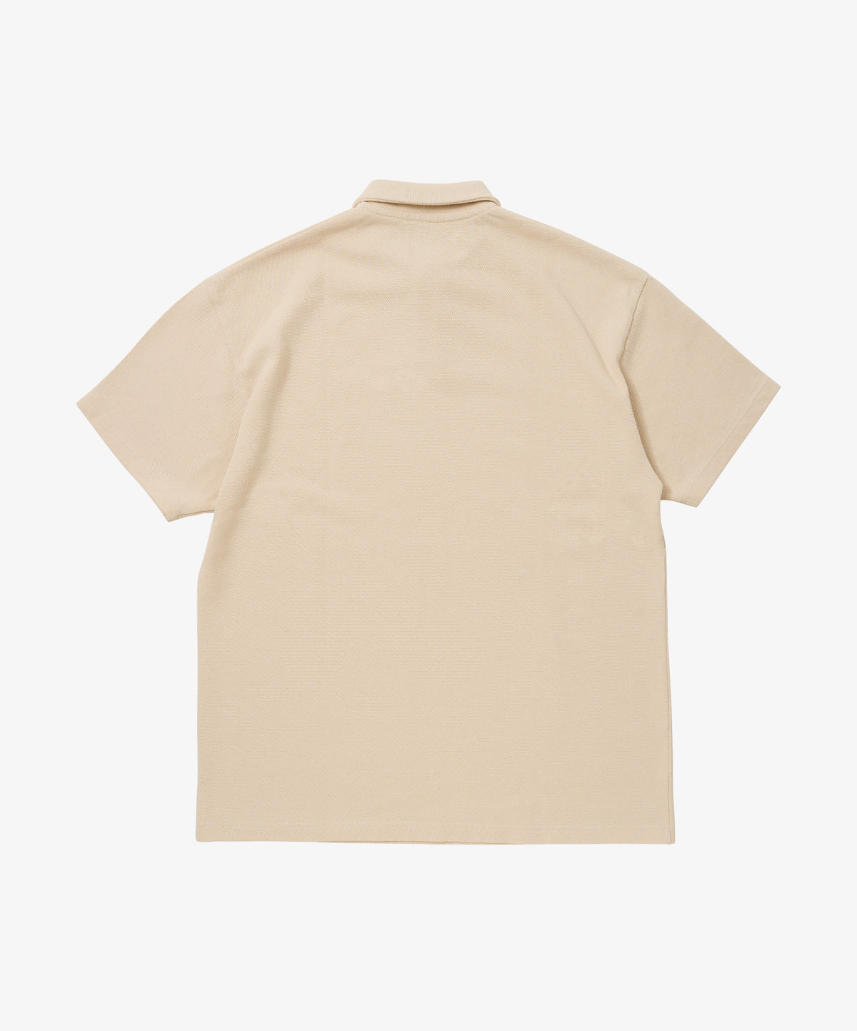 twisted pique polo ivory