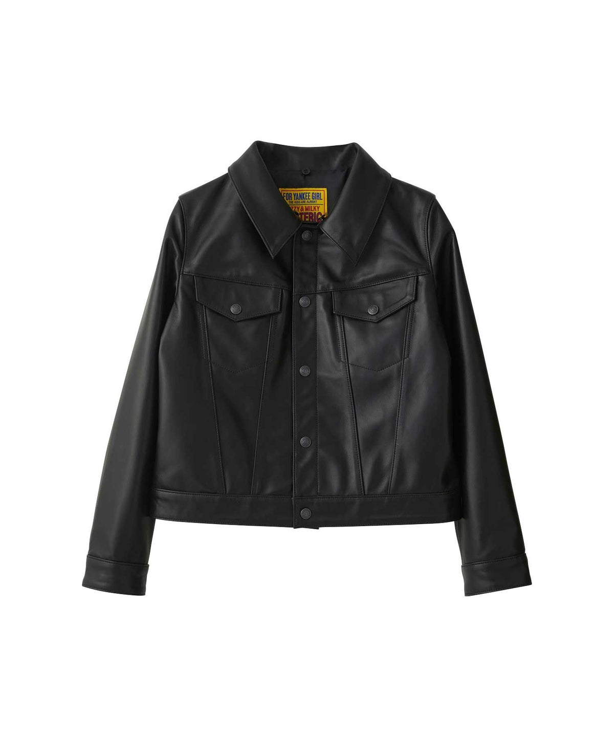 HYSTERIC ROLLERS Patch Short Leather Blouson