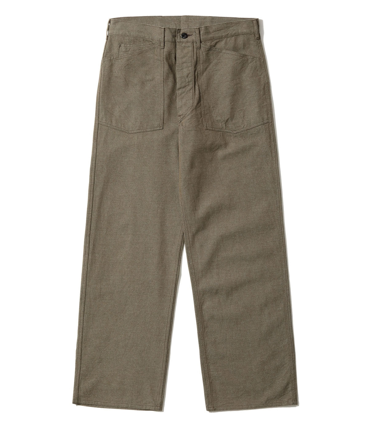 TROUSERS, WORKING, BROWN DENIM