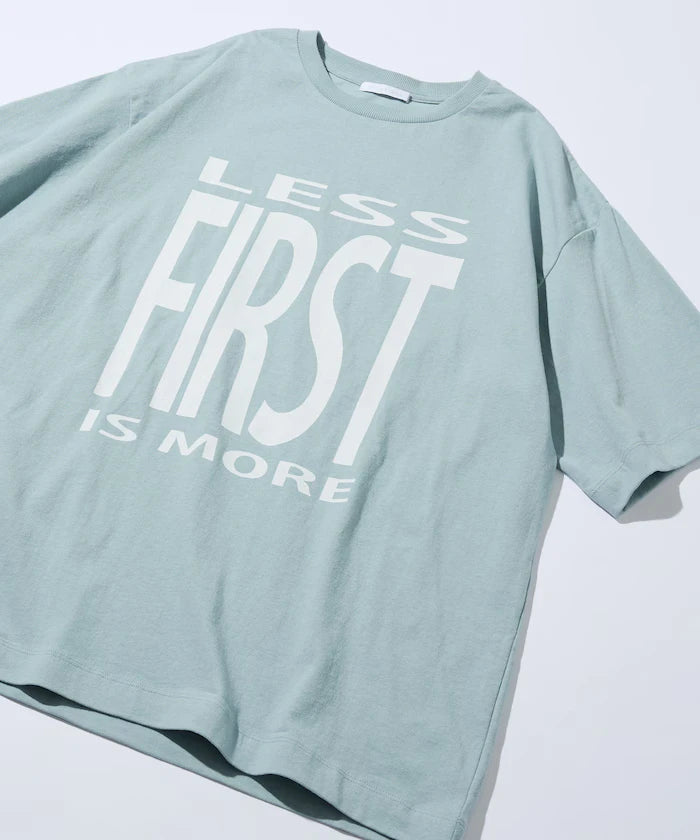 6 Ounce Front Logo Print Crew Neck T-Shirt / Print T-Shirt PRINT BIG FIRST