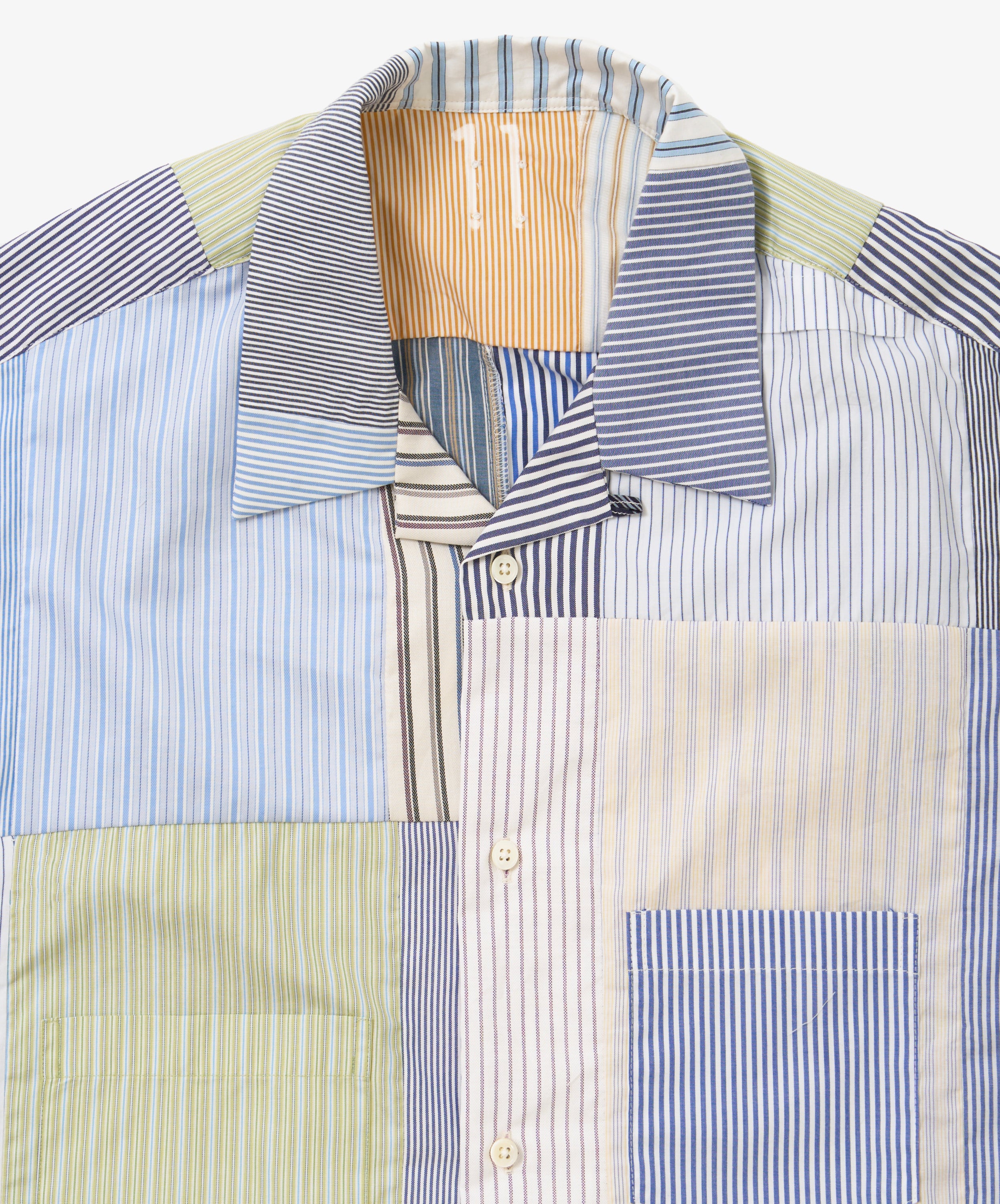 overshirt short sleeve stripe eleven