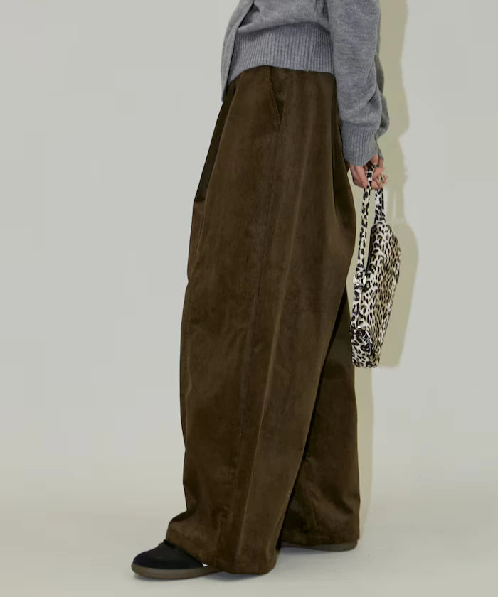 Wide Corduroy Easy Pants [Limited Edition]