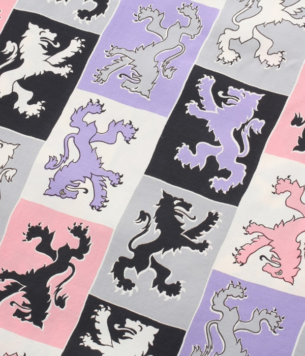 HIGH DENSITY RAYON OPEN SHIRT “LION RAMPANT”