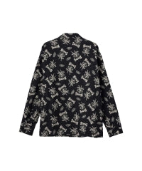 Bad Ass Whisky Pattern Flat Color Shirt