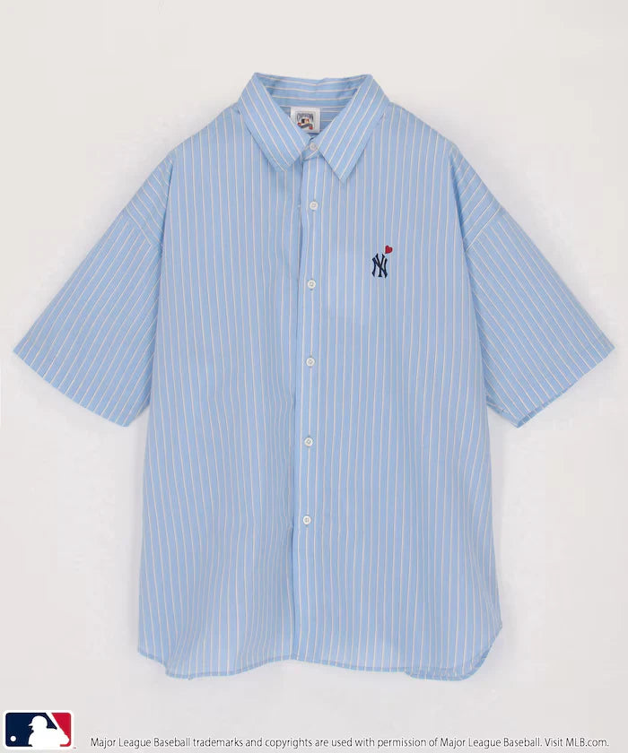 Custom MLB One Point Embroidery Half Sleeve Big Shirt Limited Edition