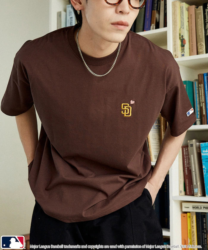 MLB Back Print Heart T-Shirt