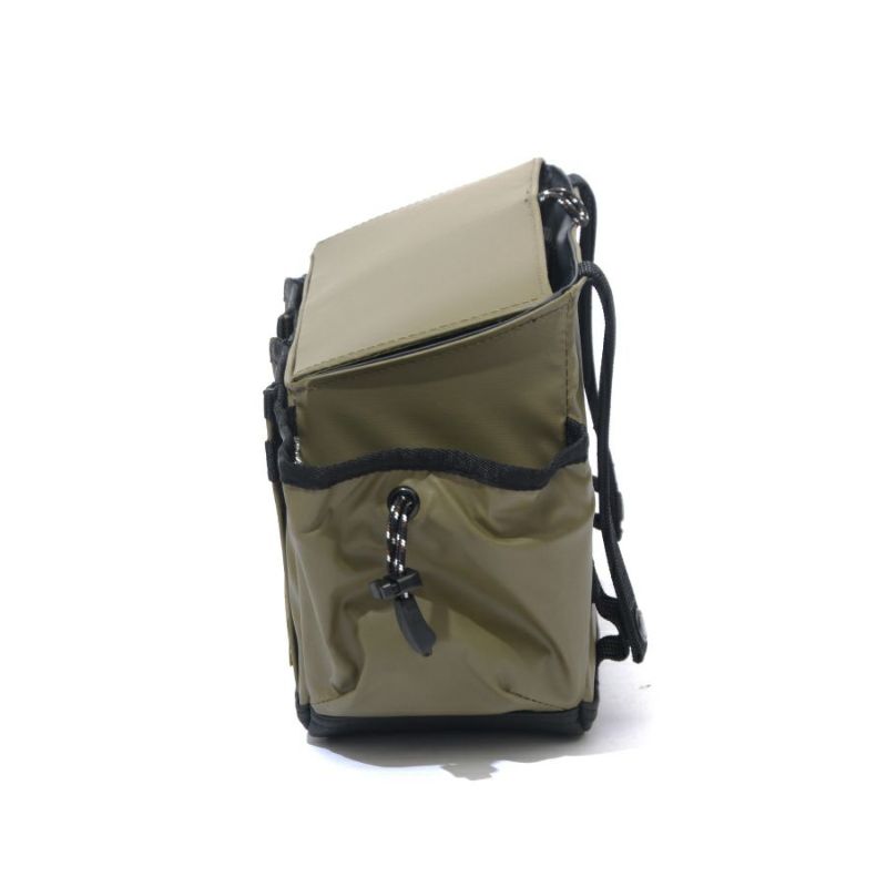 NYLON POLYCA SIDE CONTAINER/KHAKI