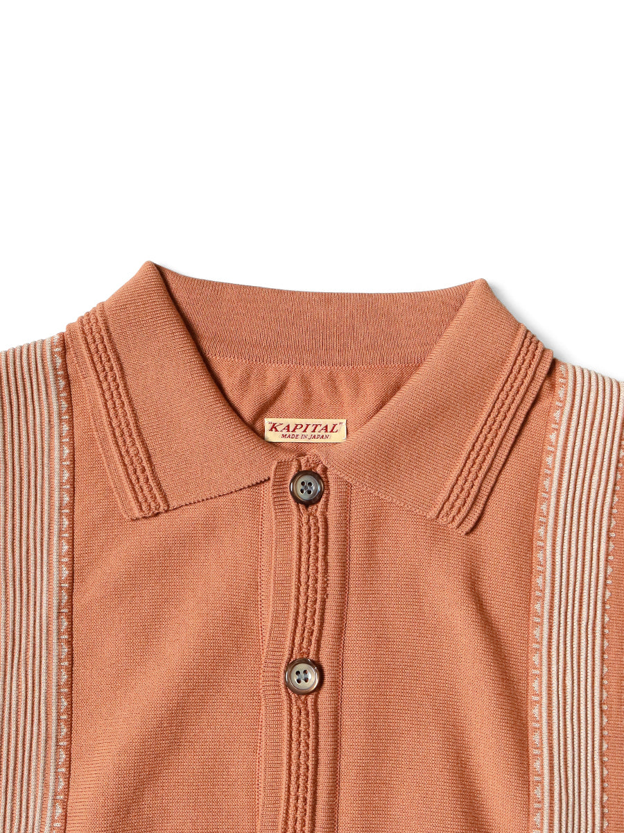 14G Cotton Knit Oyster Aloha Polo
