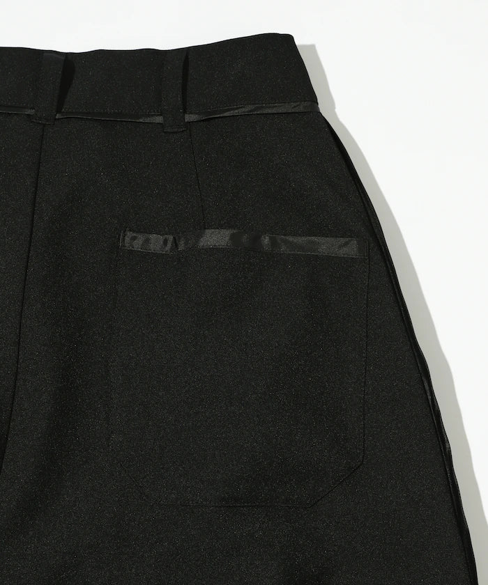 Front Tuck Wide Slack Pants / Loose Silhouette