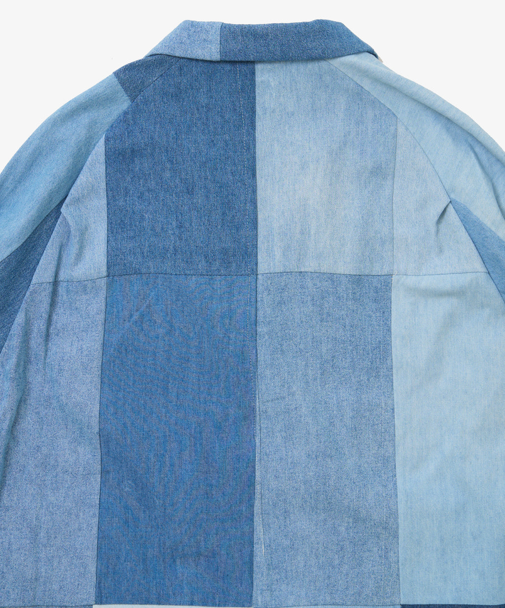double breasted vintage denim shirts one