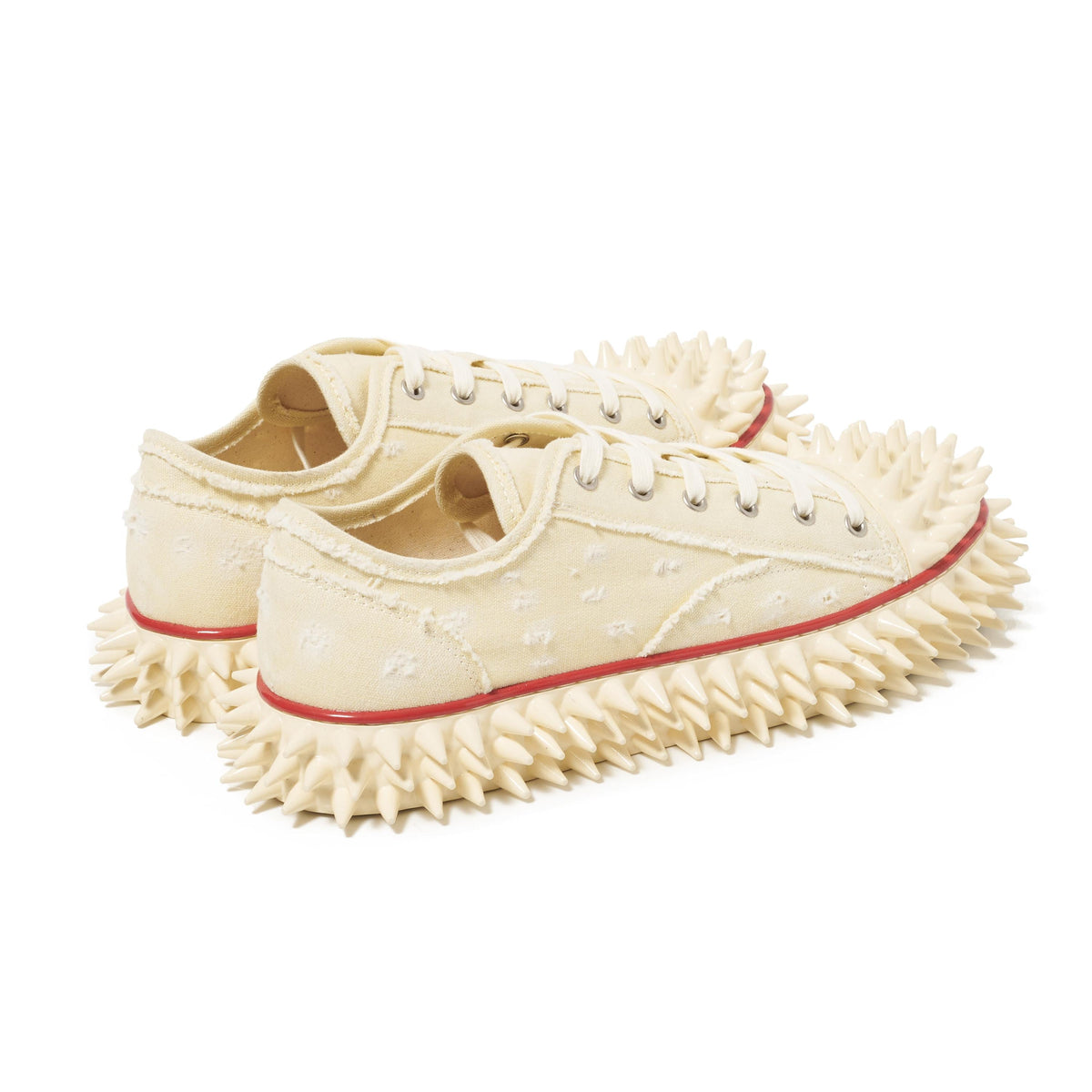 SPIKY CANVAS SNEAKER