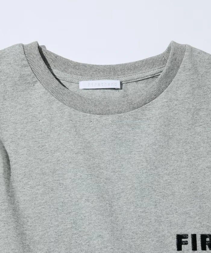 6 Ounce Front Logo Embroidered Crew Neck T-Shirt / One Point Design T-Shirt Left Chest Embroidery First Limited Edition