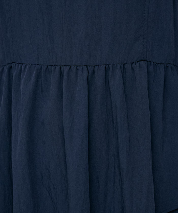 Nylon Washer Asymmetrical Blouse Limited Edition