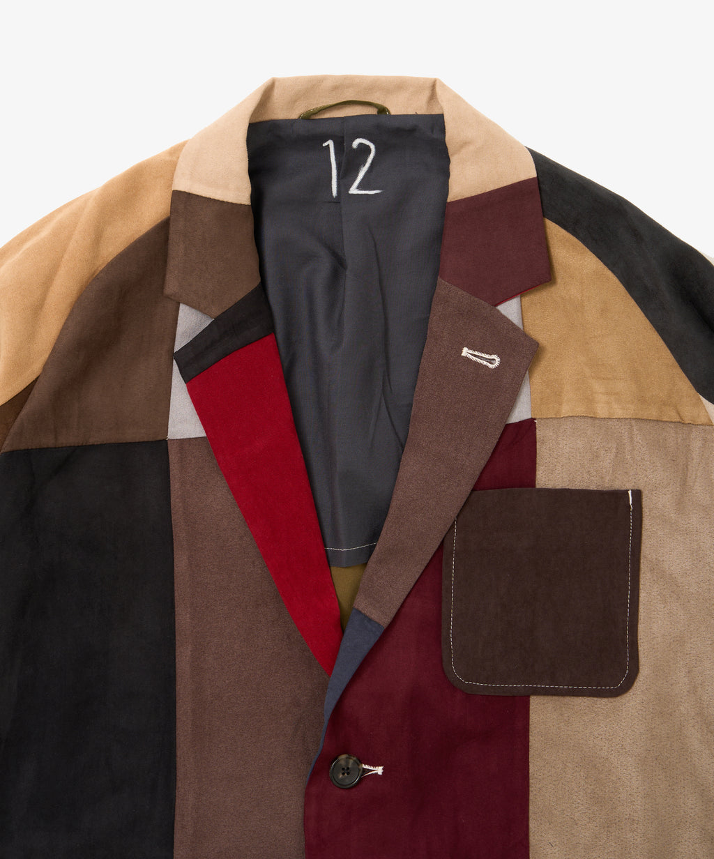 blazer faux suede twelve