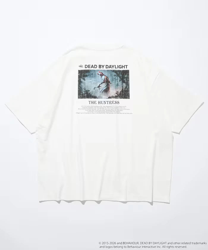 Dead By Daylight Exclusive The Huntress Photo Back Print Crew Neck T-Shirt