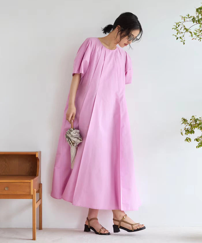 Balloon Sleeve 2WAY Dress / 5 Minute Sleeve