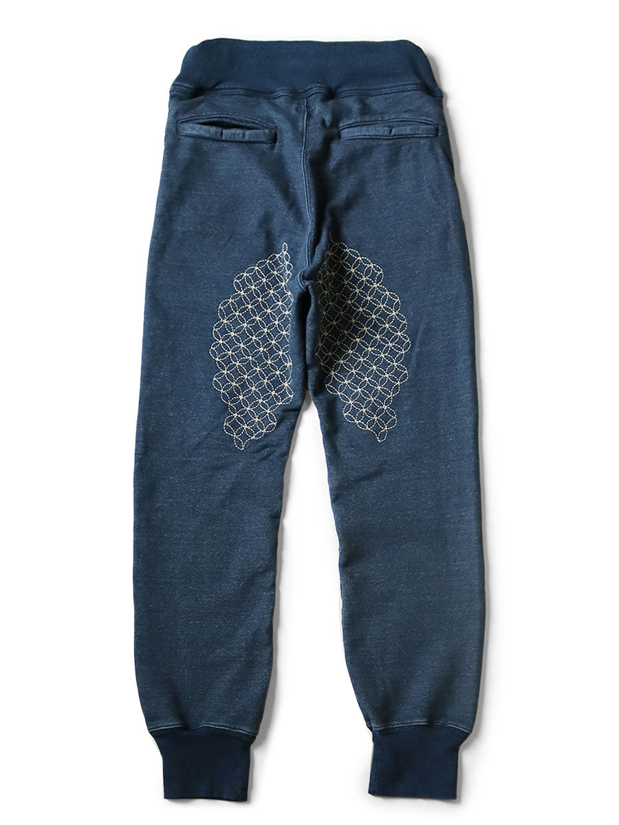 IDG Back Fabric Sweat Rib Pants (Furoshiki Embroidery)
