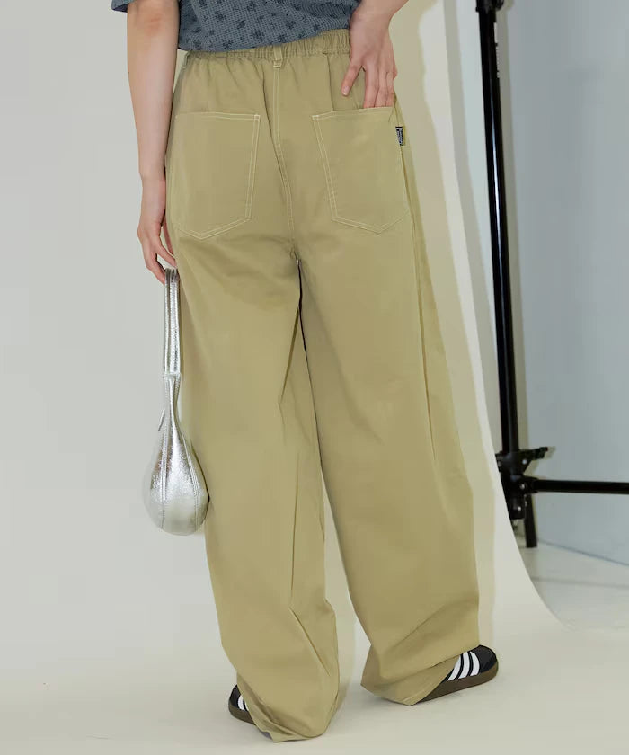 LOVE POP STUDIO Tuck Curve Pants Limited Edition