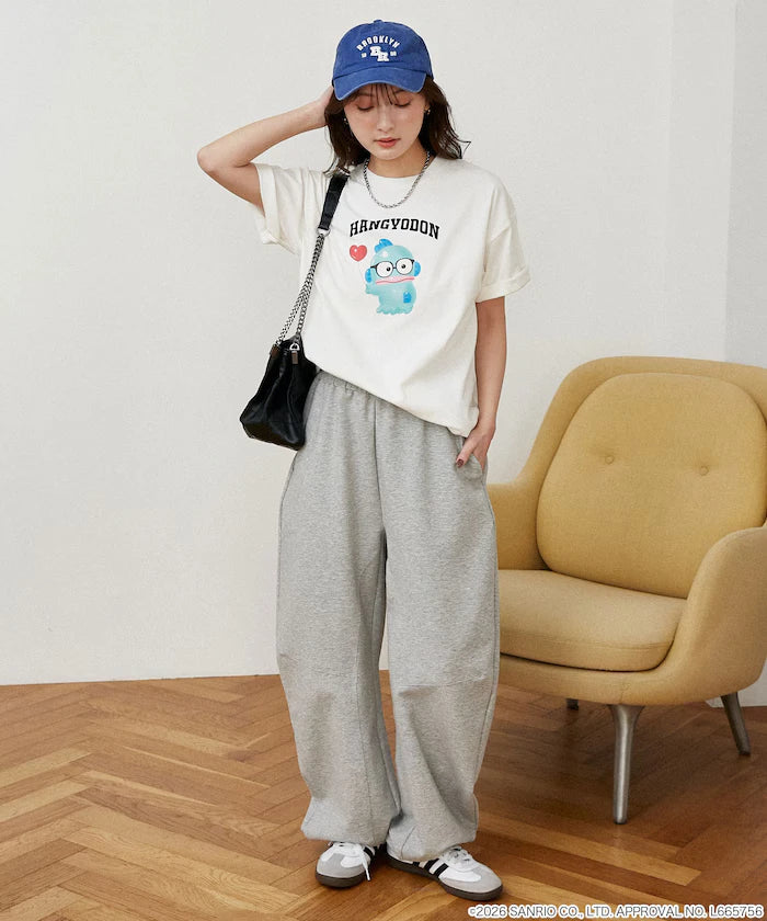 "SANRIO CHARACTERS" College Style Printed T-Shirt Limited Edition