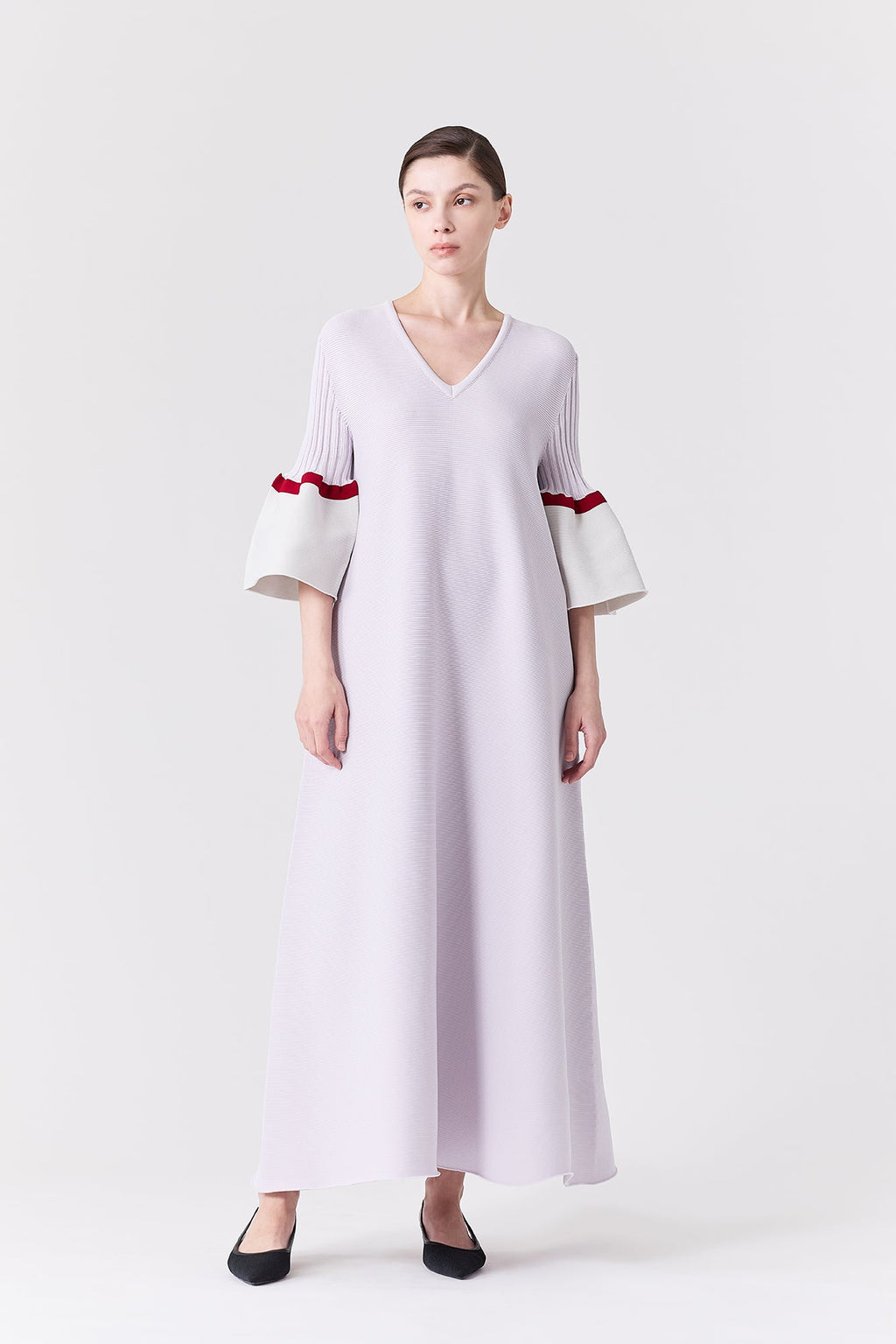 POTTERY SHORT BELL SLEEVE FLARE DRESS
