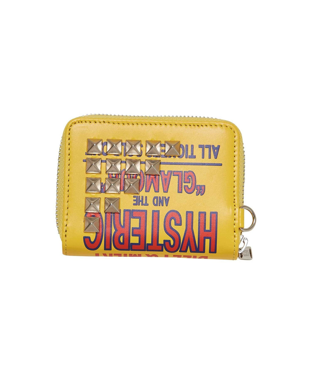 DIZZY & MILKY Studded Round Zip Wallet