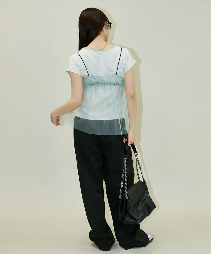 Tulle Bustier T-shirt Set Limited Edition