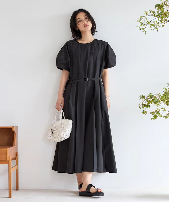 Balloon Sleeve 2WAY Dress / 5 Minute Sleeve