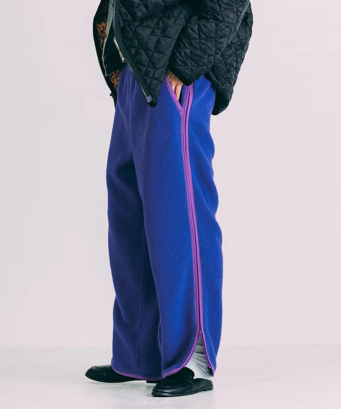 Side Zipper Fleece Pants