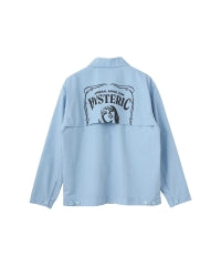 Evil Woman Scratch Work Shirt Jacket