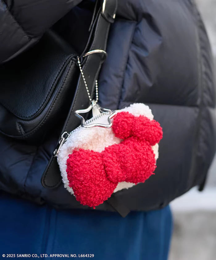 Hello Kitty Fuzzy Charm Pouch
