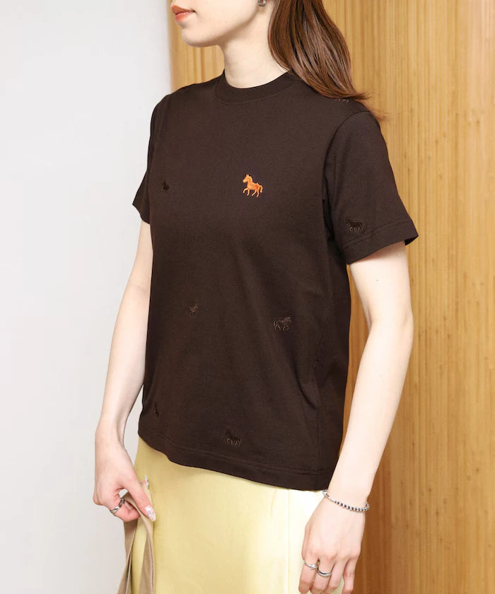 Organic Cotton Allover Embroidery T-Shirt