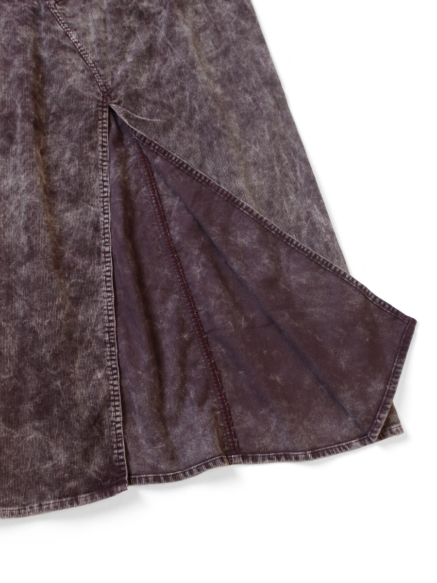 14W Corduroy Pencil Skirt (Dirty Dyed)