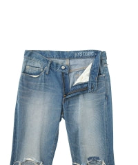 Low Rise Flare Denim Pants