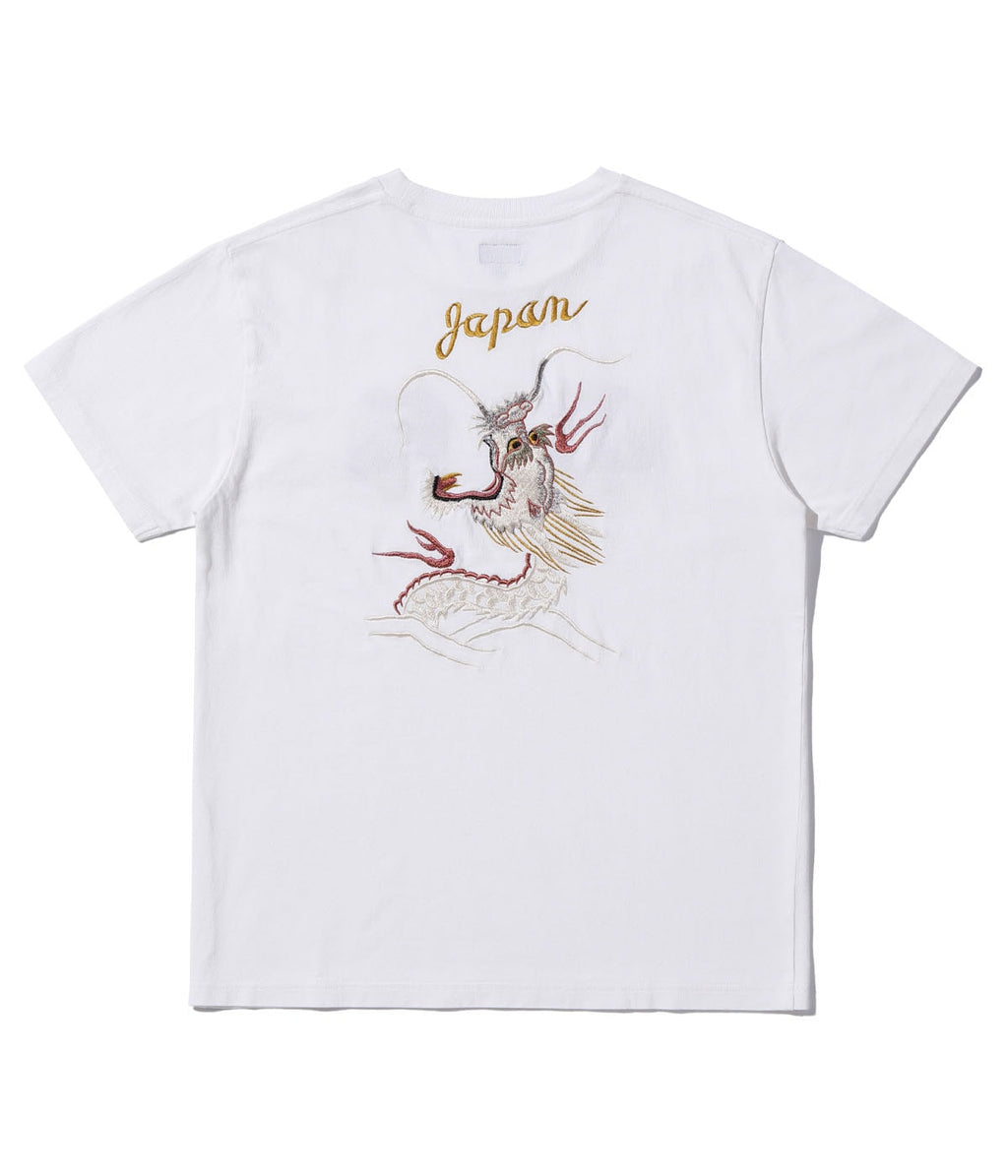 SUKA T-SHIRT EMBROIDERED “RISING DRAGON”