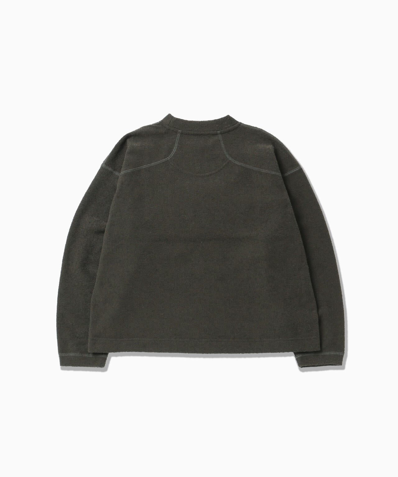 PE warm pile crew neck