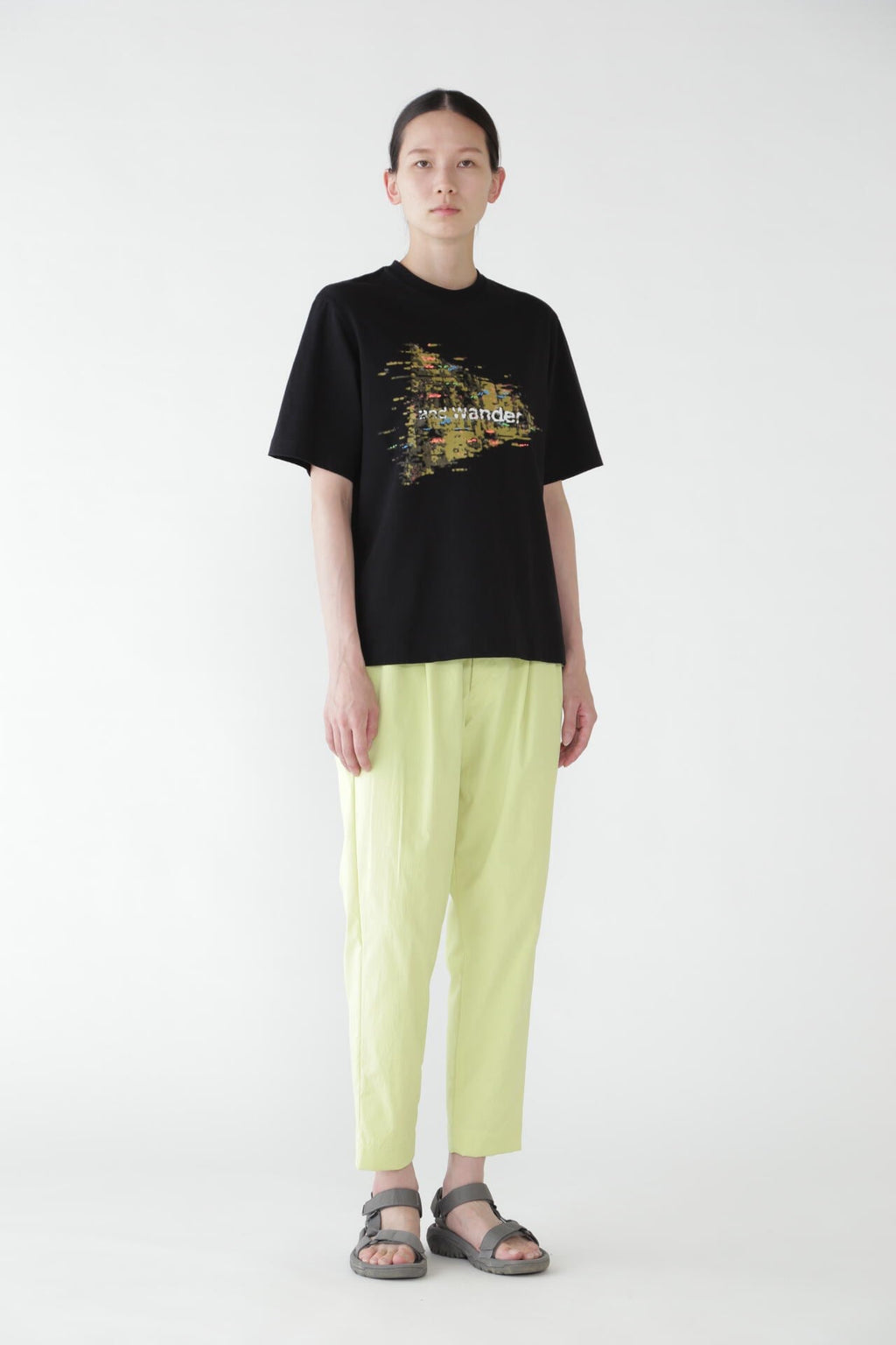 UV cut stretch pants