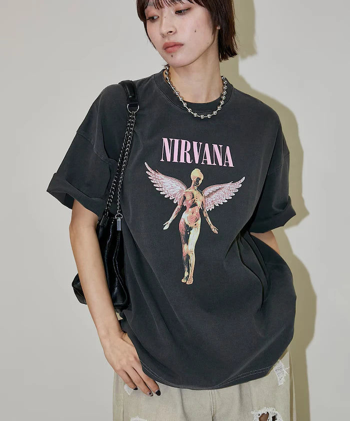 NIRVANA IN UTERO Band T-shirt Limited Edition