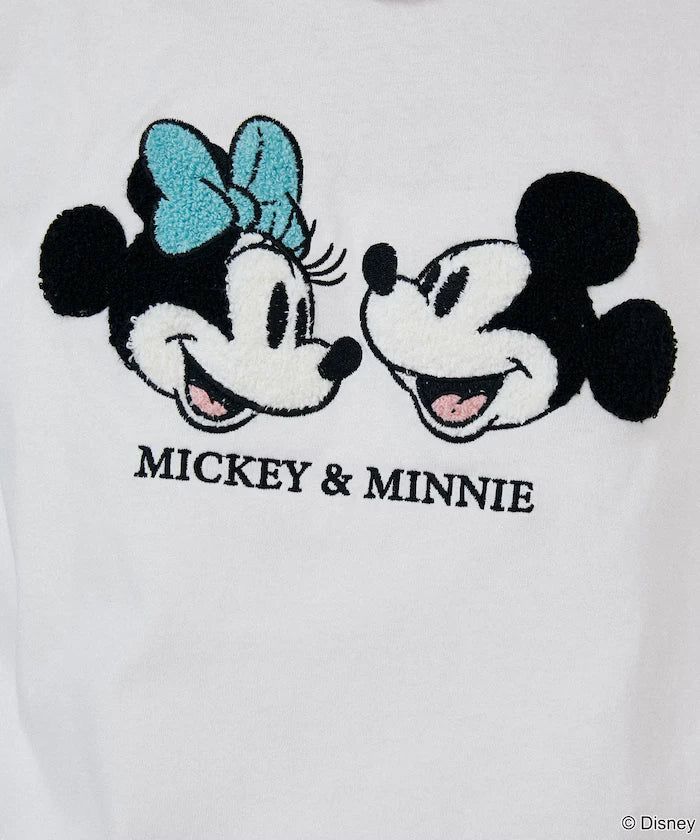 Mickey Mouse & Minnie Mouse/Mickey Mouse & Minnie Mouse/Sagara Embroidery T-Shirt Limited Edition