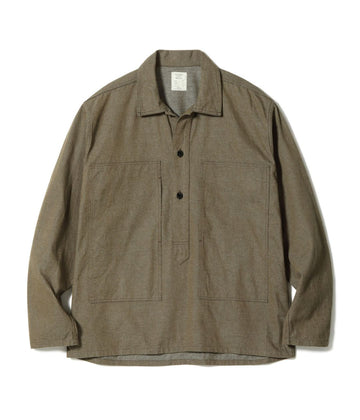 U.S. ARMY BROWN DENIM PULLOVER JACKET