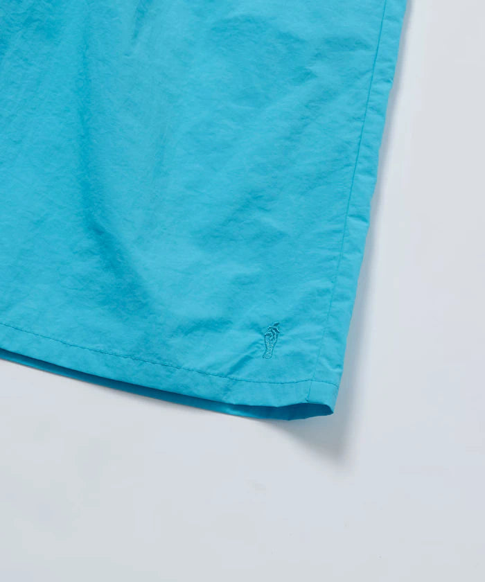 Nylon Sleek Water Length Baggy Shorts