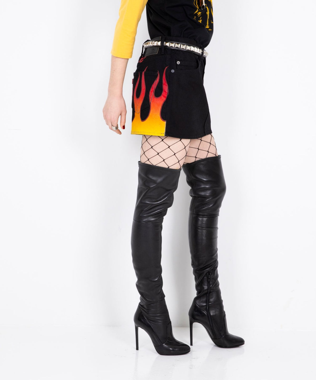 FIRE HYSTERIC Micro Mini Skirt