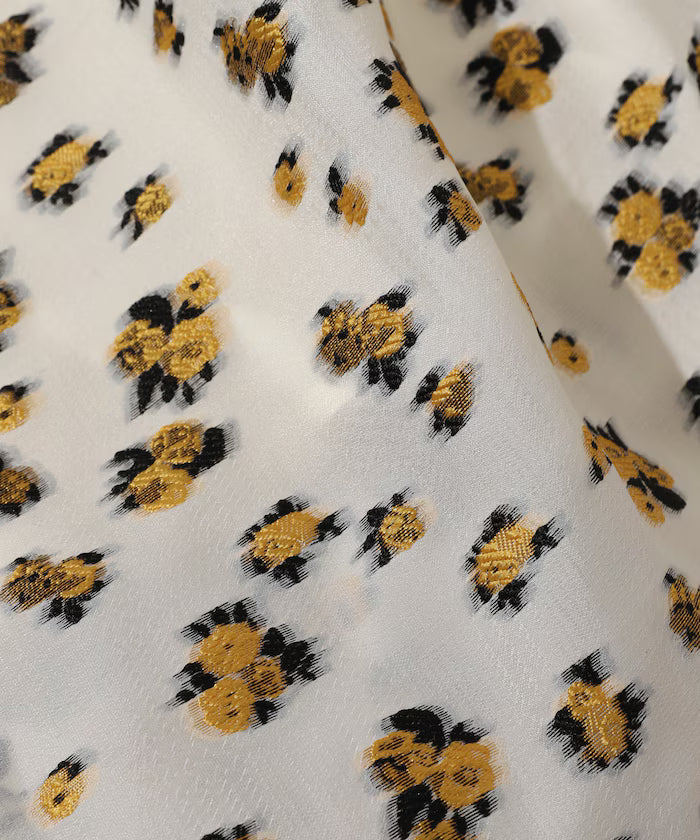 Flower Sheer Jacquard Cocoon Skirt - Released on February 12 at 12:00