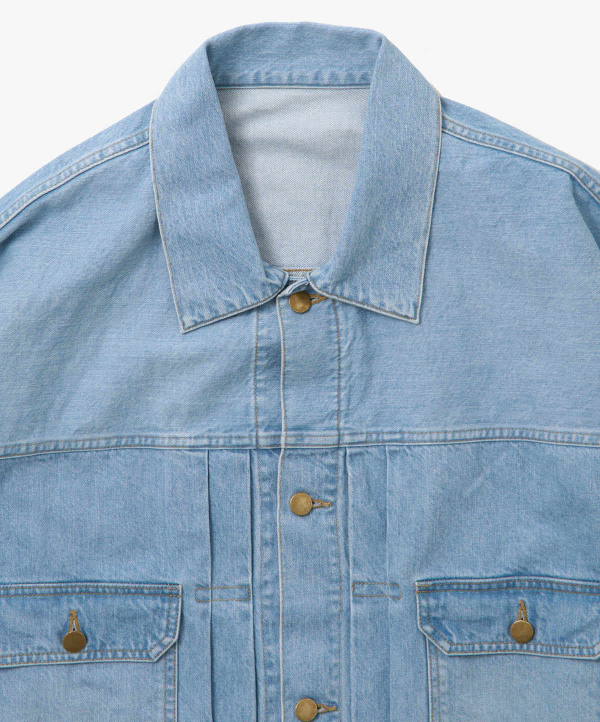 trucker jacket denim bleached