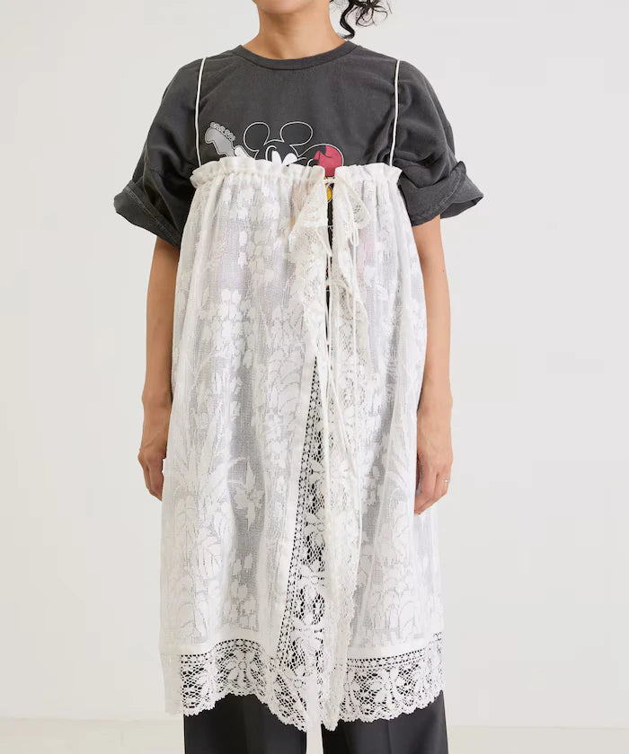 2WAY Lace Camidress & Lace Layered Skirt
