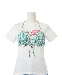 HG Racing Gingham Check Bra Top