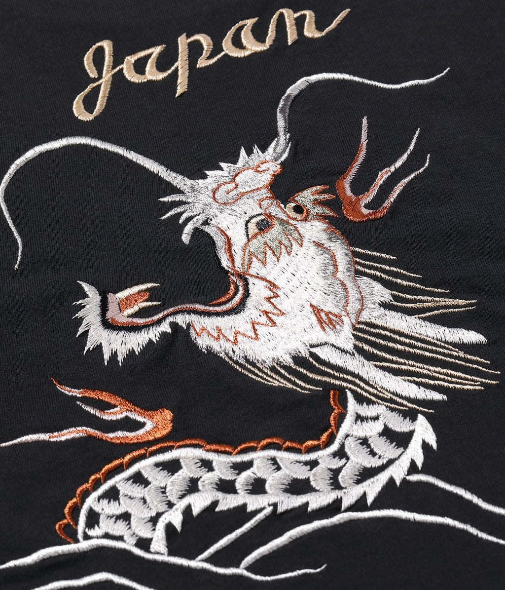 SUKA T-SHIRT EMBROIDERED “RISING DRAGON”