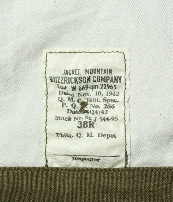 JACKET, MOUNTAIN ���BUZZ RICKSON COMPANY���