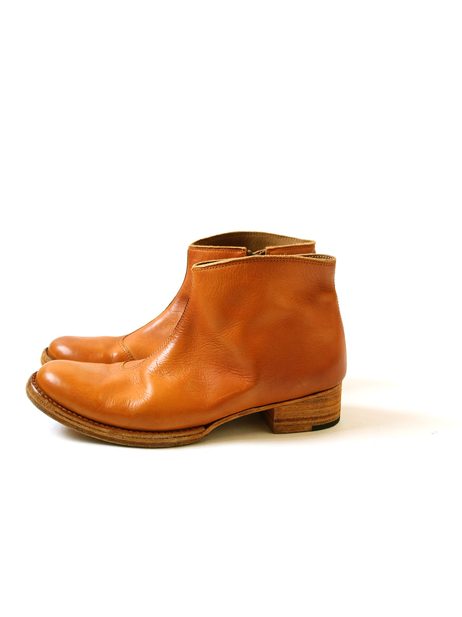 Dyeing Leather Short Boots