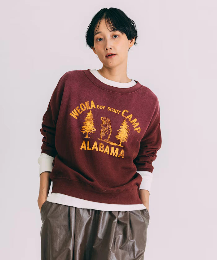 Fade Print Dolman Sweat